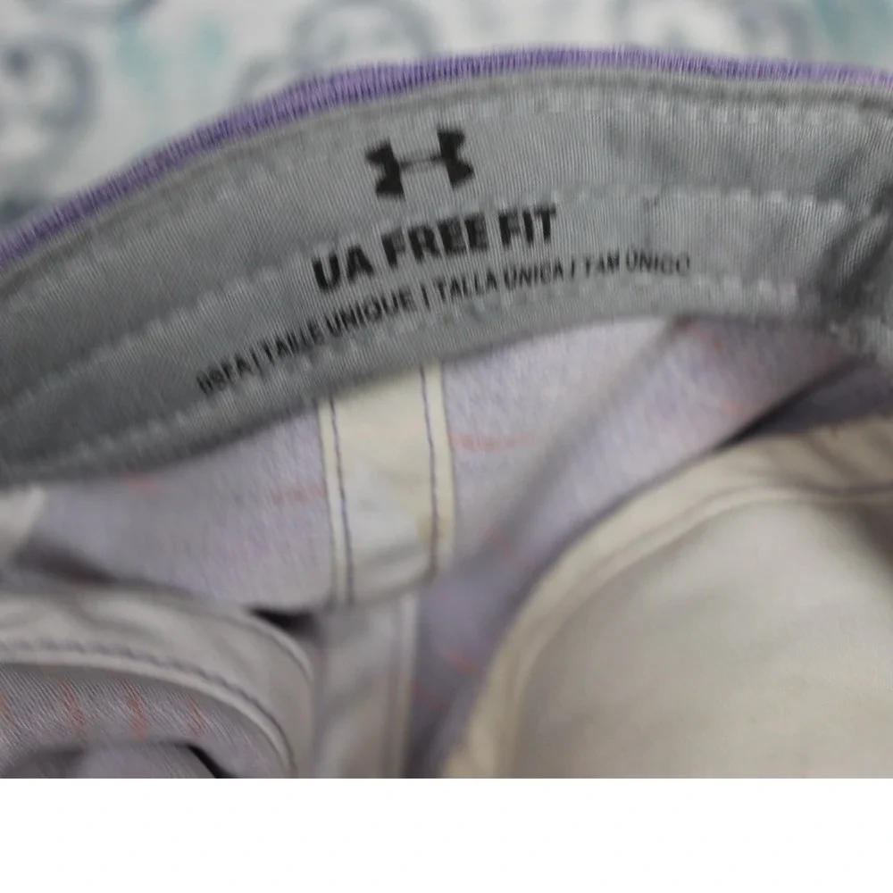 Under Armour UA Youth‎ Free Fit Purple Heathered Striped Baseball Cap OSFA